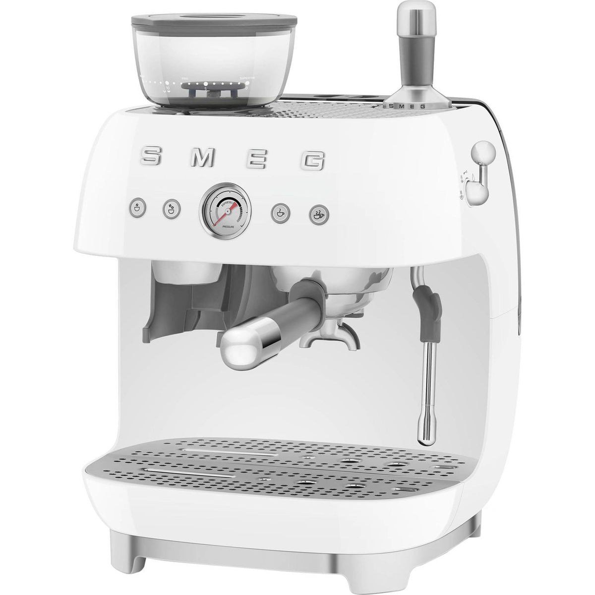 Smeg 50's Style EGF03WHUK Espresso Coffee Machine - White