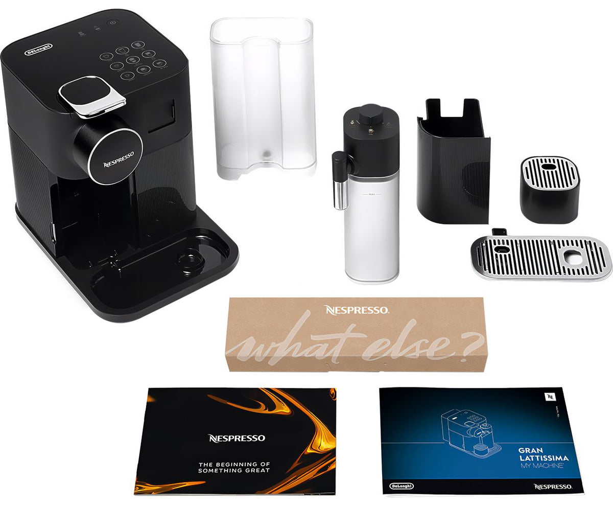 Nespresso by De'Longhi Gran Lattissima EN640.B Pod Coffee Machine with Milk Frother - Black