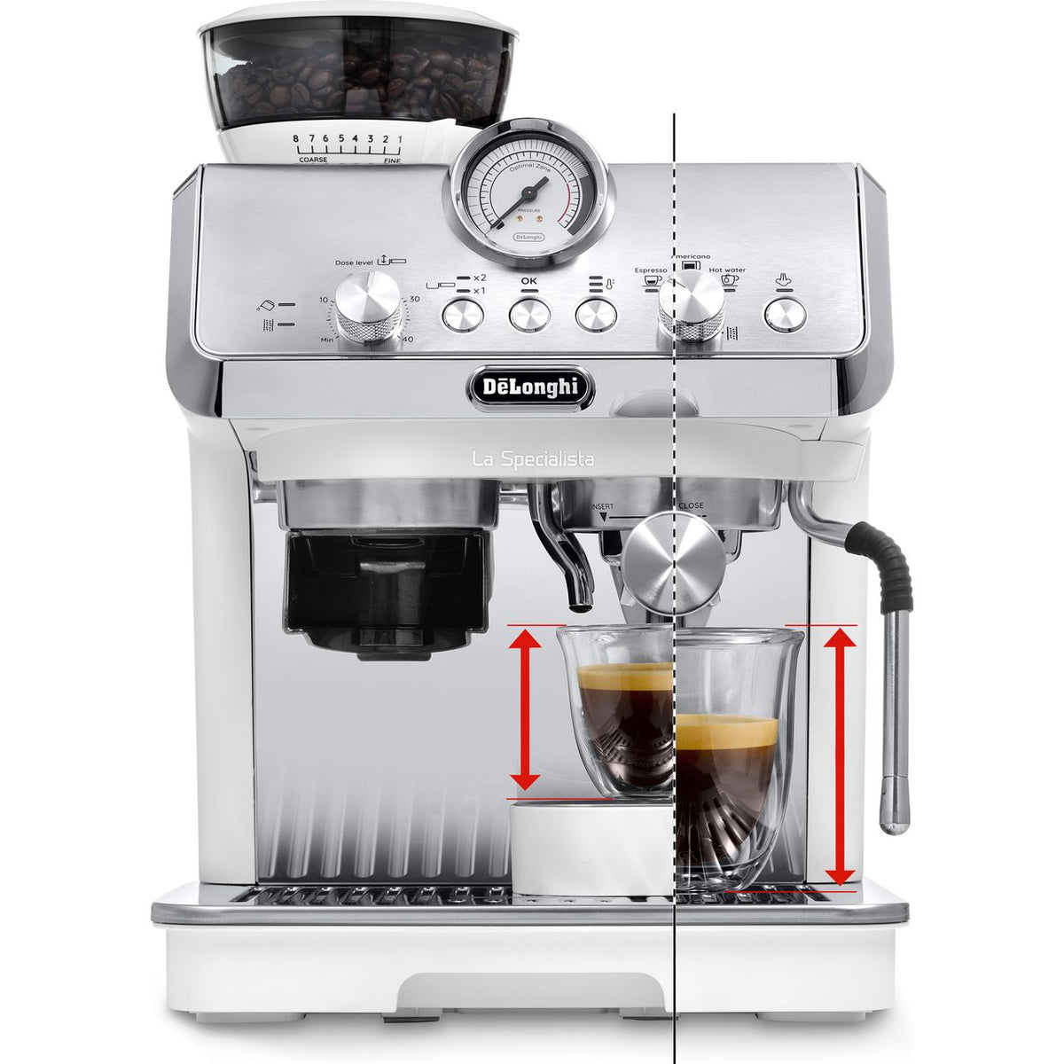 De'Longhi La Specialista Arte EC9155.W Bean to Cup Coffee Machine - White