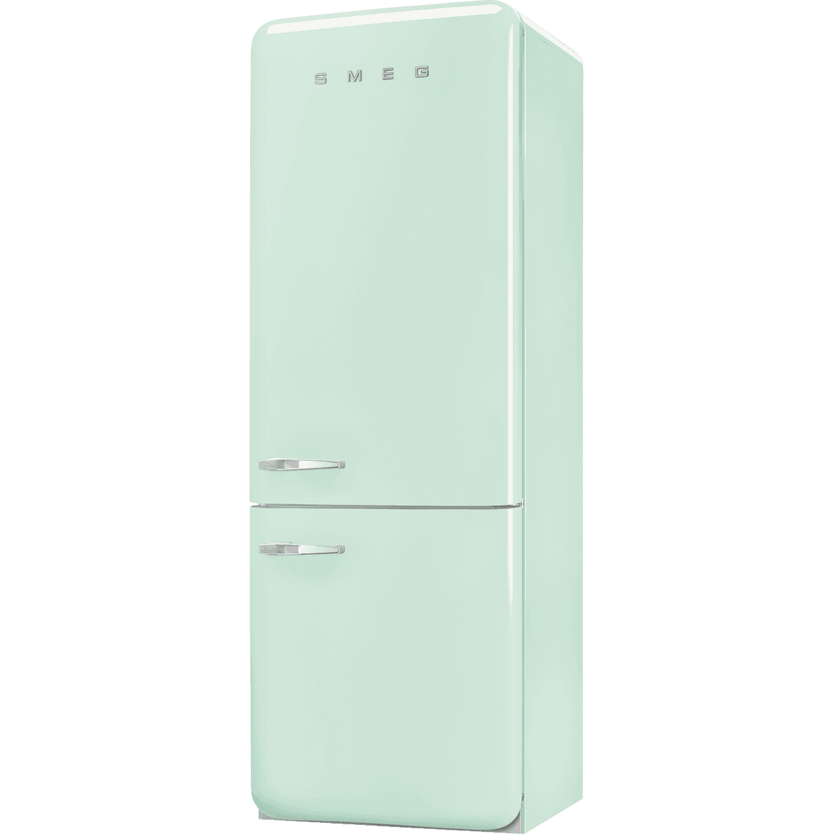 Smeg Right Hand Hinge FAB38RPG5 70-30 Frost Free Fridge Freezer - Pastel Green - E Rated