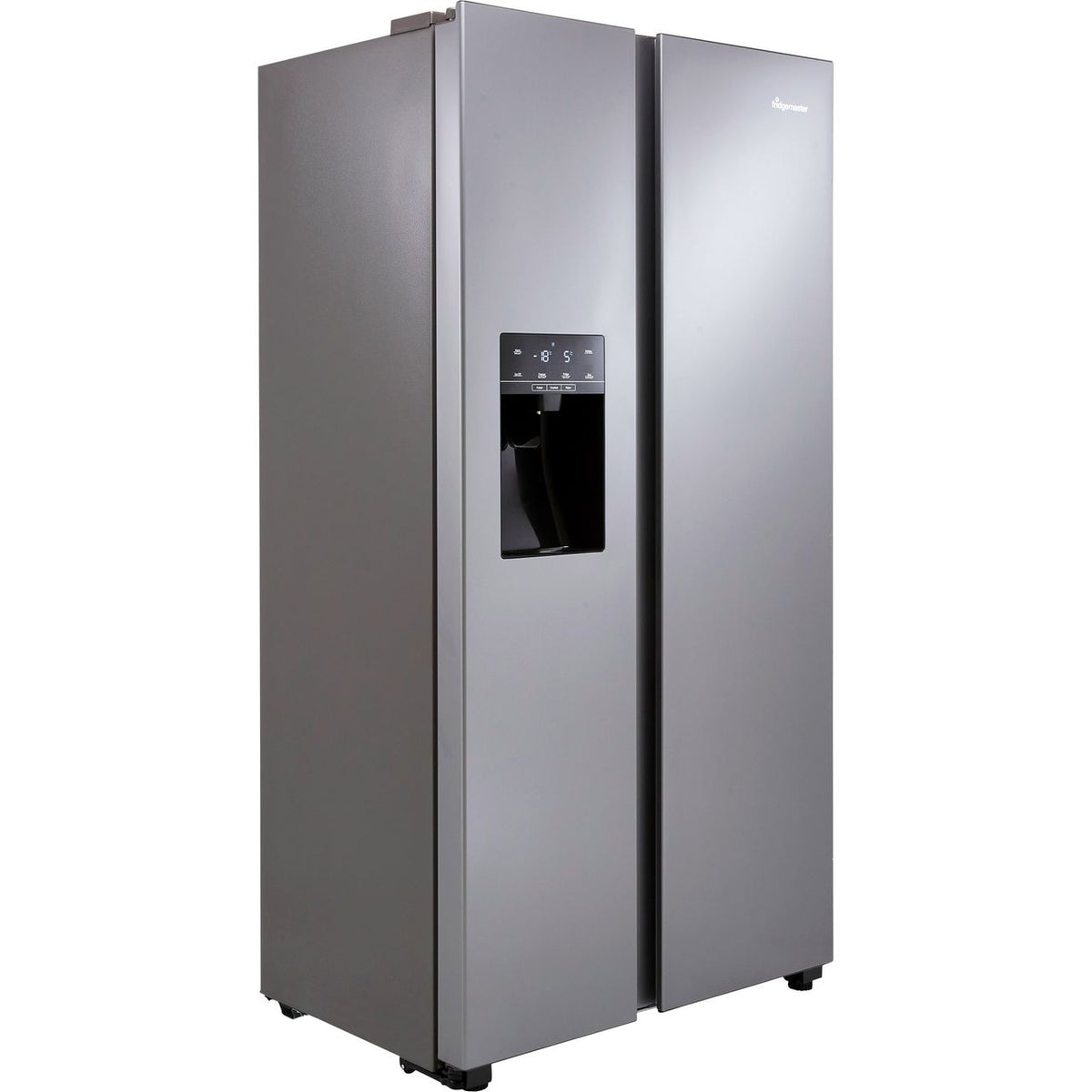 Fridgemaster MS91500IFS Non-Plumbed Total No Frost American Fridge Freezer - Silver - F Rated