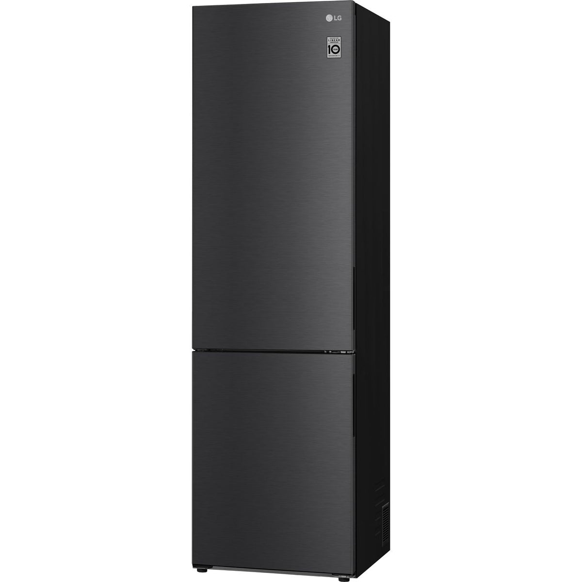 LG NatureFRESH™ GBP62MCNAC 70-30 Frost Free Fridge Freezer - Black - A Rated