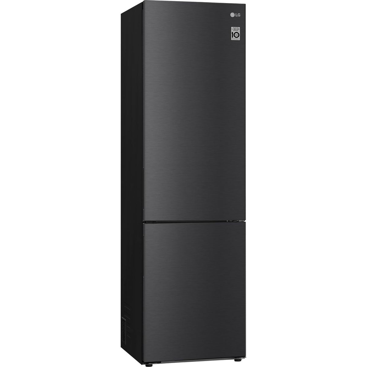 LG NatureFRESH™ GBP62MCNAC 70-30 Frost Free Fridge Freezer - Black - A Rated