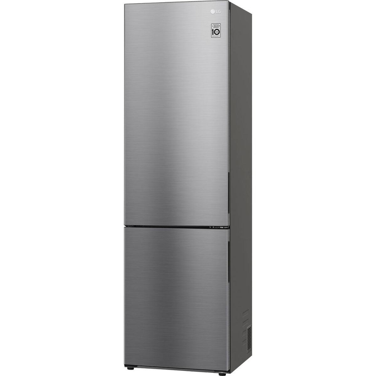 LG NatureFRESH™ GBP62PZNBC 70-30 Frost Free Fridge Freezer - Silver - B Rated