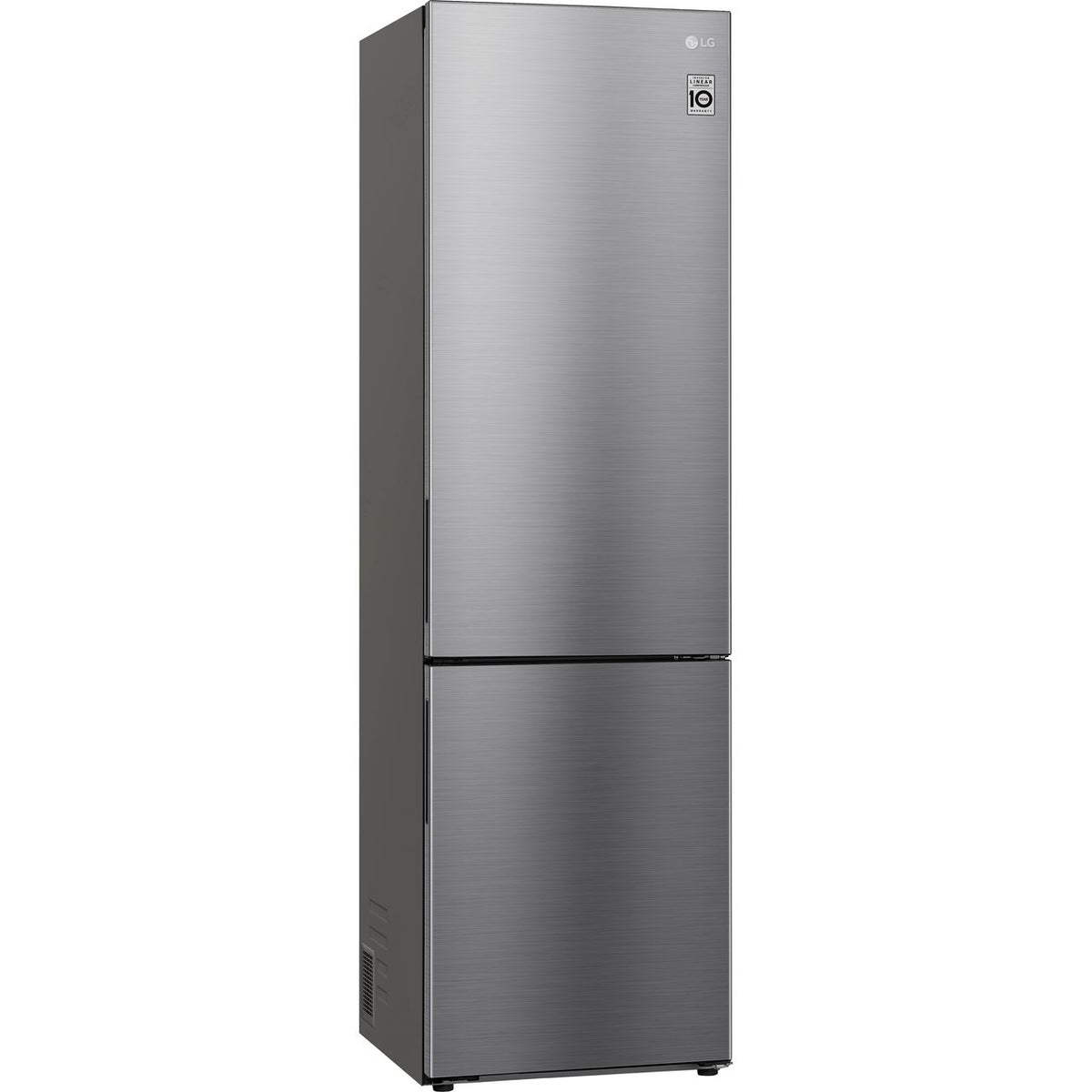 LG NatureFRESH™ GBP62PZNBC 70-30 Frost Free Fridge Freezer - Silver - B Rated