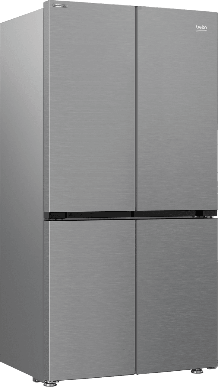 Beko GN446224VPS Frost Free American Fridge Freezer - Stainless Steel Effect - E Rated