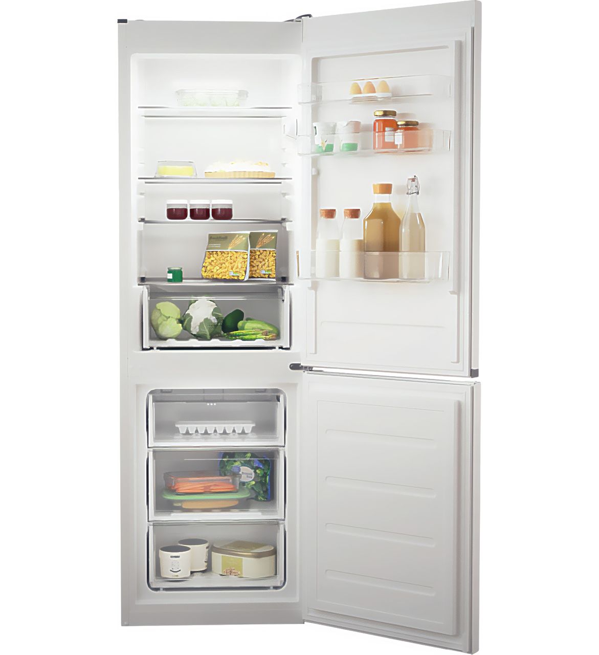 Hotpoint H1NT821EW1 70-30 Fridge Freezer - White - E Rated