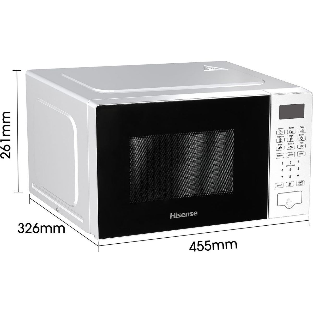 Hisense H20MOWS4UK 20 Litre Microwave - White