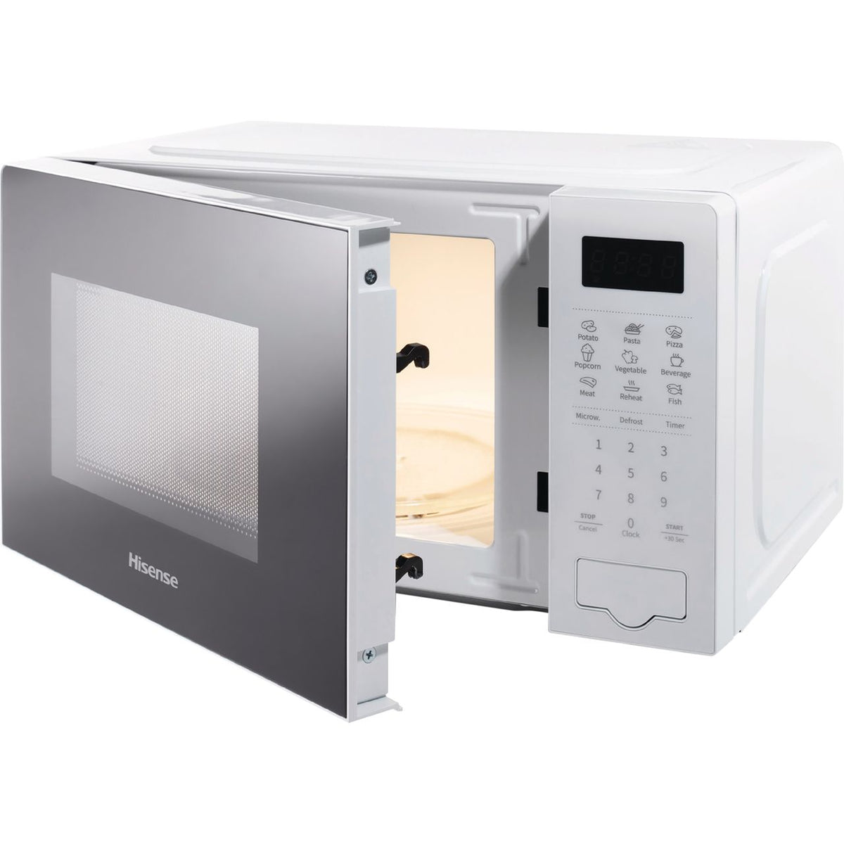 Hisense H20MOWS4UK 20 Litre Microwave - White