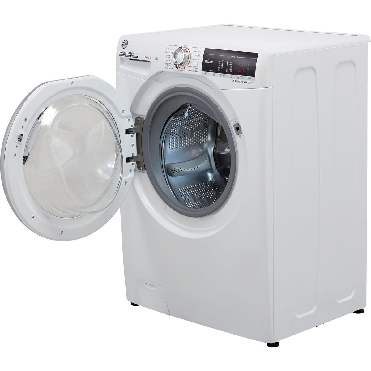 Hoover H-WASH 300 H3DS4855TACE Wifi Connected 8Kg - 5Kg Washer Dryer with 1400 rpm - White - E Rated