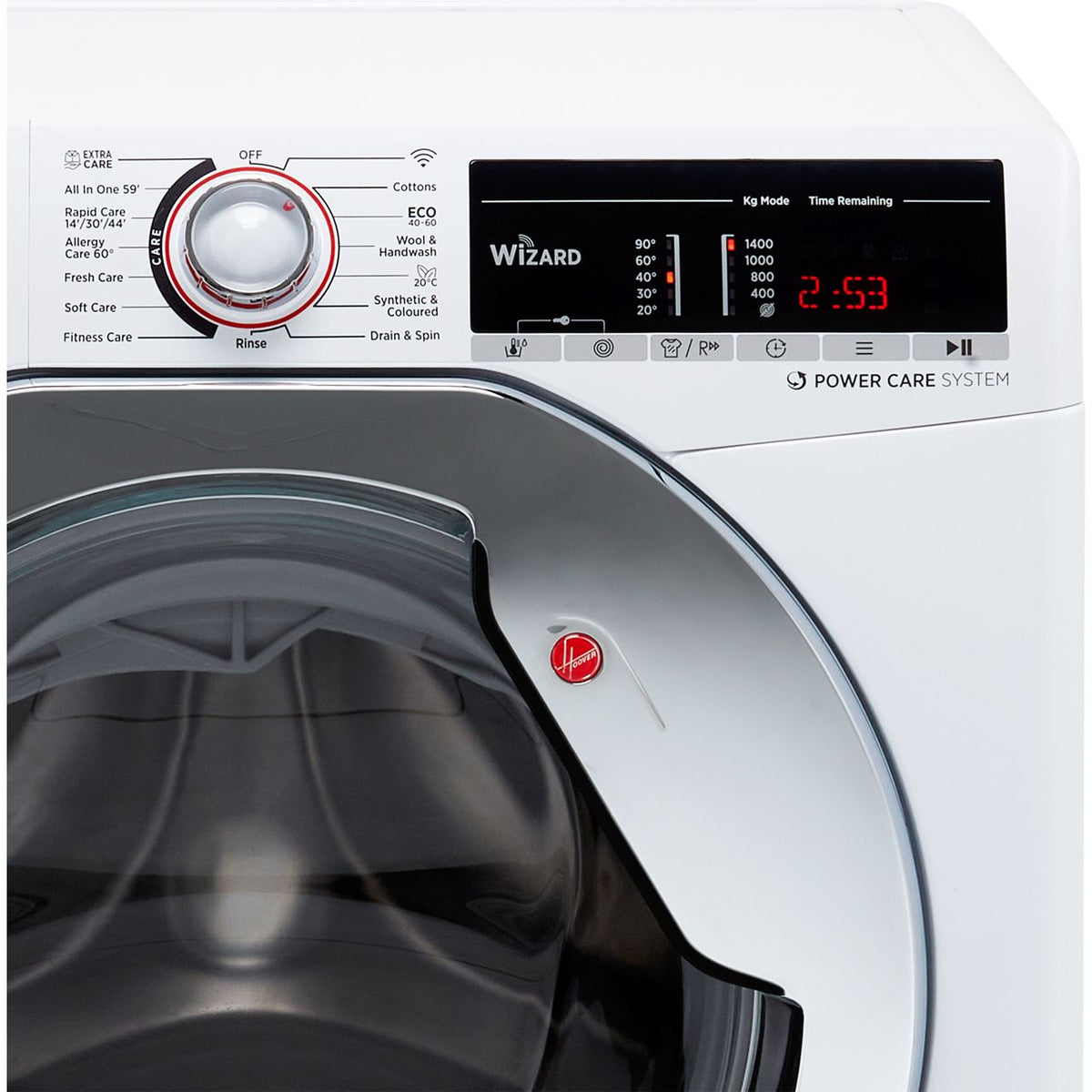 Hoover H-WASH 300 LITE H3WS4105TACE 10kg Washing Machine with 1400 rpm - White - C Rated