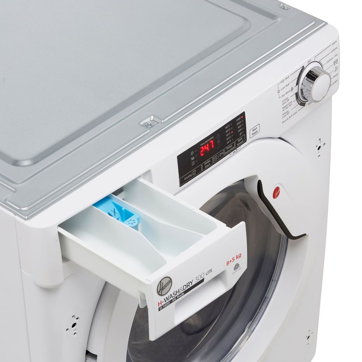 Hoover HBD485D1E-1 Integrated 8Kg - 5Kg Washer Dryer with 1400 rpm - White - E Rated