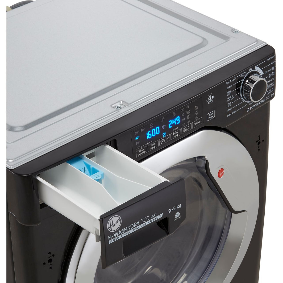 Hoover H-WASH&DRY 300 PRO HBDOS695TAMCBE Integrated 9Kg - 5Kg Washer Dryer with 1600 rpm - Black - D Rated