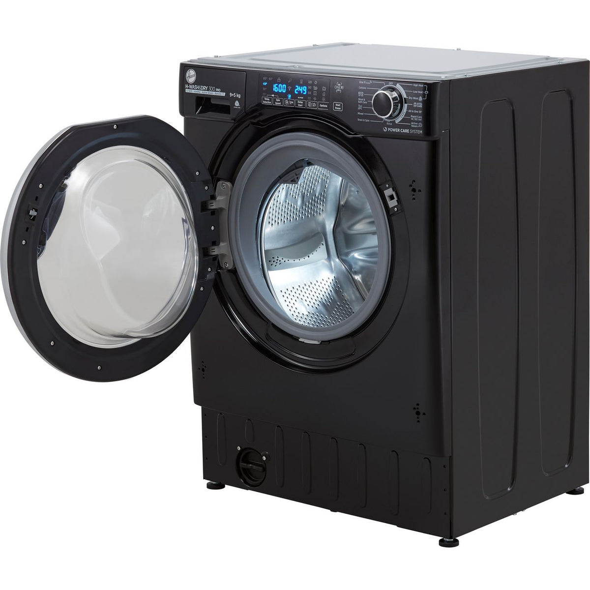 Hoover H-WASH&DRY 300 PRO HBDOS695TAMCBE Integrated 9Kg - 5Kg Washer Dryer with 1600 rpm - Black - D Rated