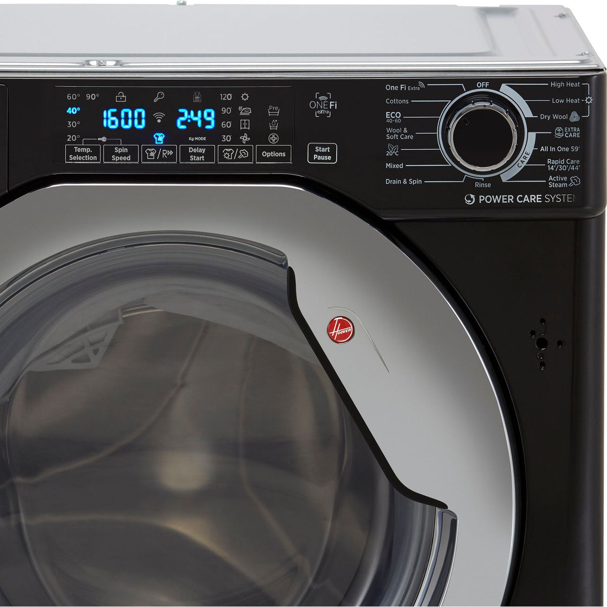 Hoover H-WASH&DRY 300 PRO HBDOS695TAMCBE Integrated 9Kg - 5Kg Washer Dryer with 1600 rpm - Black - D Rated