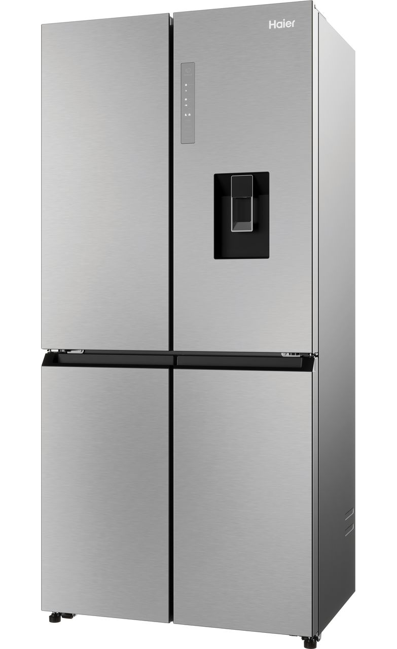 Haier HCR3818EWMM Total No Frost American Fridge Freezer - Stainless Steel - E Rated