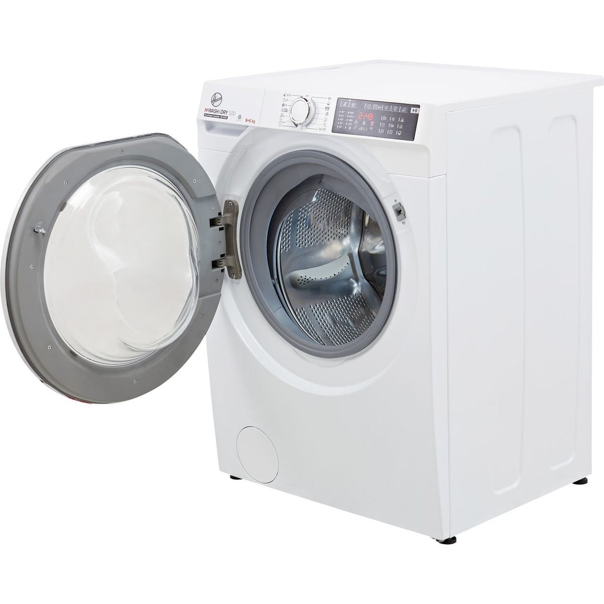 Hoover H-WASH 500 HD496AMC-1 Wifi Connected 9Kg - 6Kg Washer Dryer with 1400 rpm - White - D Rated