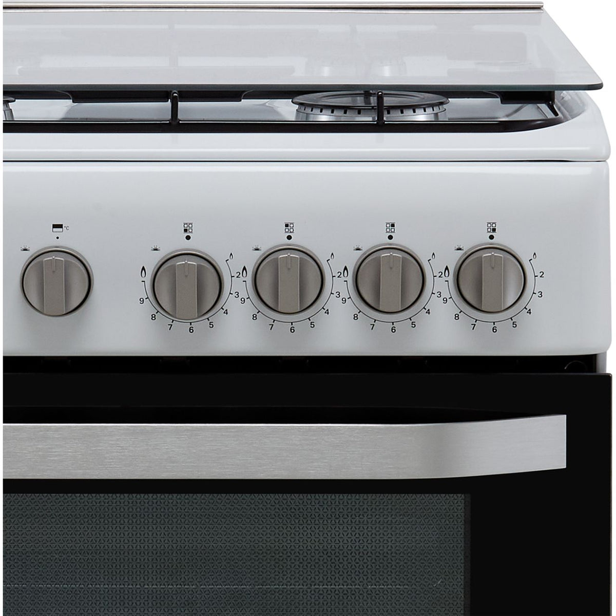 Hotpoint HD5G00CCW-UK Gas Cooker with Full Width Gas Grill - White - A+-A Rated