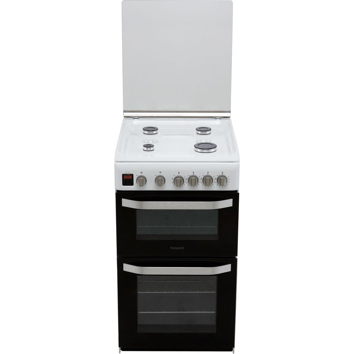 Hotpoint HD5G00CCW-UK Gas Cooker with Full Width Gas Grill - White - A+-A Rated