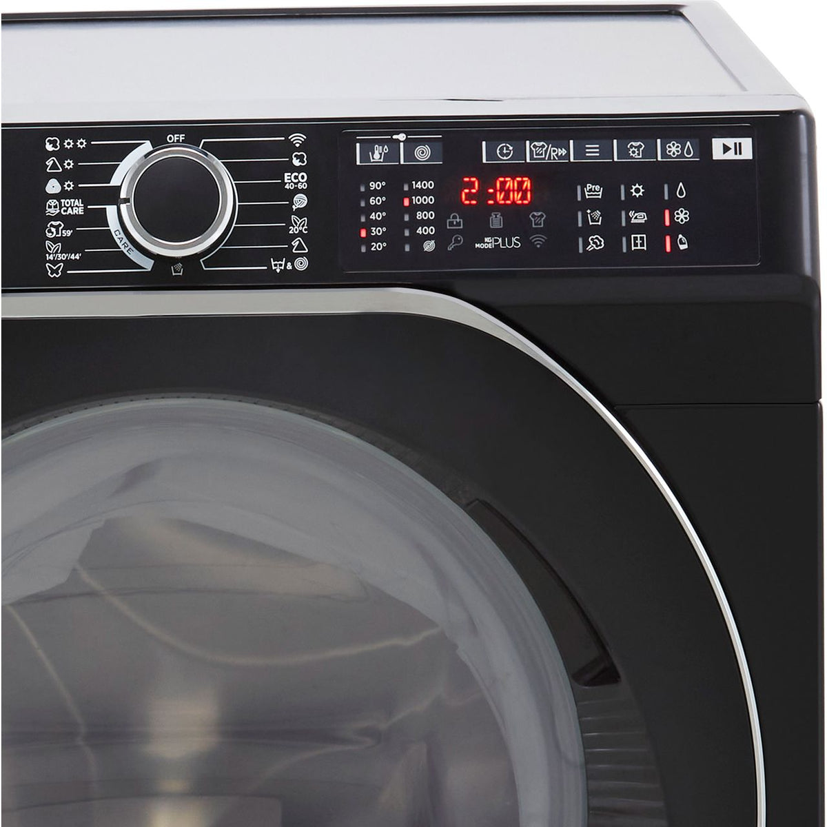 Hoover H-WASH 500 HDD4106AMBCB Wifi Connected 10Kg - 6Kg Washer Dryer with 1400 rpm - Black - D Rated