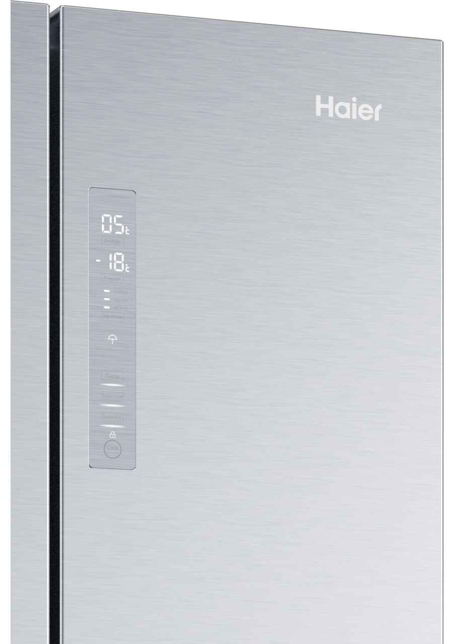 Haier FD 70 Series 5 HFR5719ENMG Frost Free American Fridge Freezer - Stainless Steel - E Rated