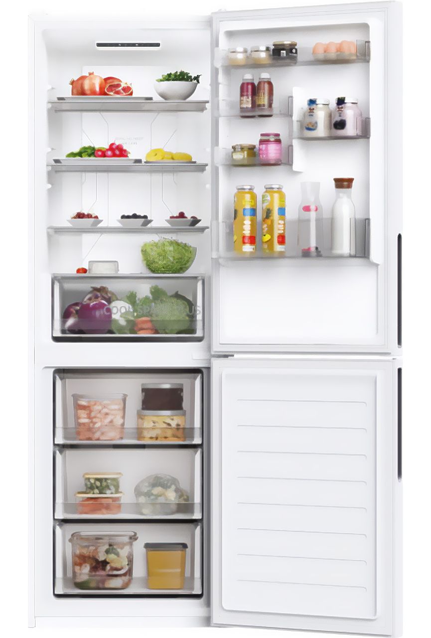 Hoover H-FRIDGE 500 HOCE4T618EWK Wifi Connected 60-40 Total No Frost Fridge Freezer - White - E Rated