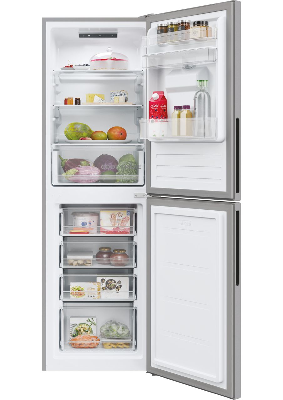 Hoover H-FRIDGE 300 HOCT3L517EWSK 50-50 Fridge Freezer - Silver - E Rated