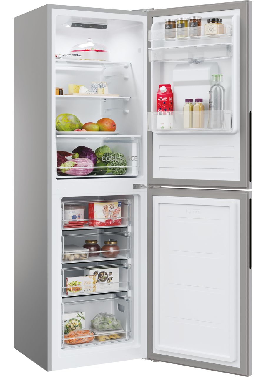 Hoover H-FRIDGE 300 HOCT3L517EWSK 50-50 Fridge Freezer - Silver - E Rated