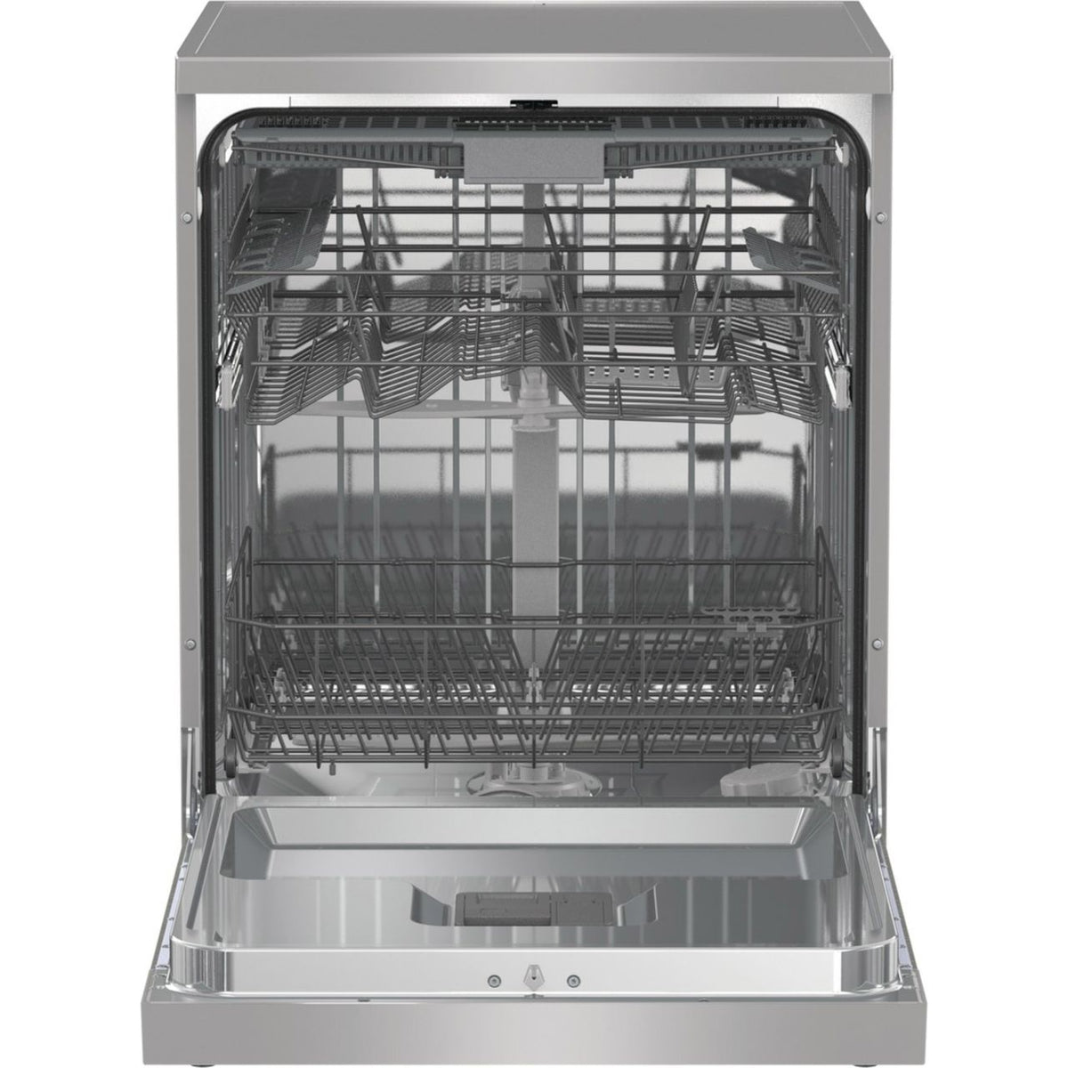 Hisense HS643D60XUK Standard Dishwasher - Stainless Steel - D Rated