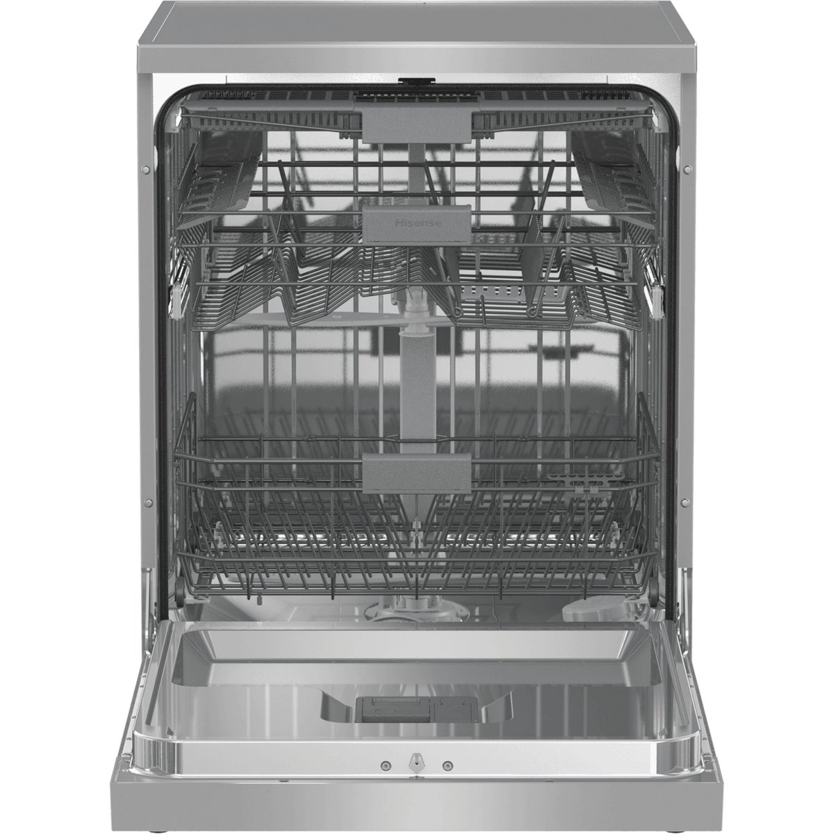 Hisense HS673C60XUK Wifi Connected Standard Dishwasher - Stainless Steel - C Rated