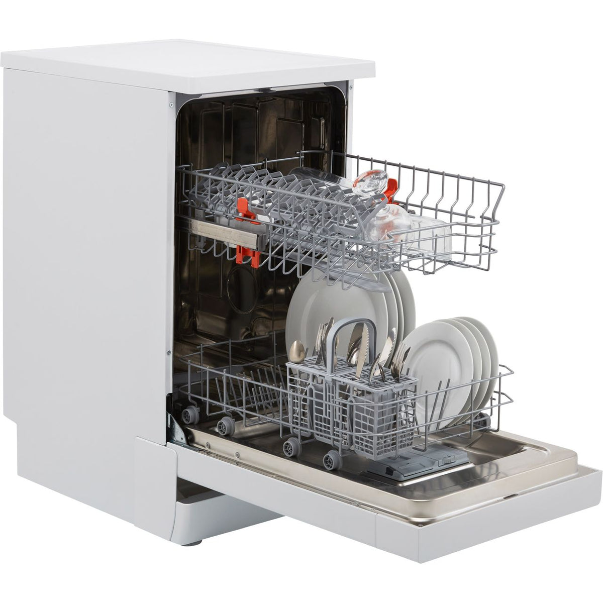 Hotpoint HSFE1B19UKN Slimline Dishwasher - White - F Rated