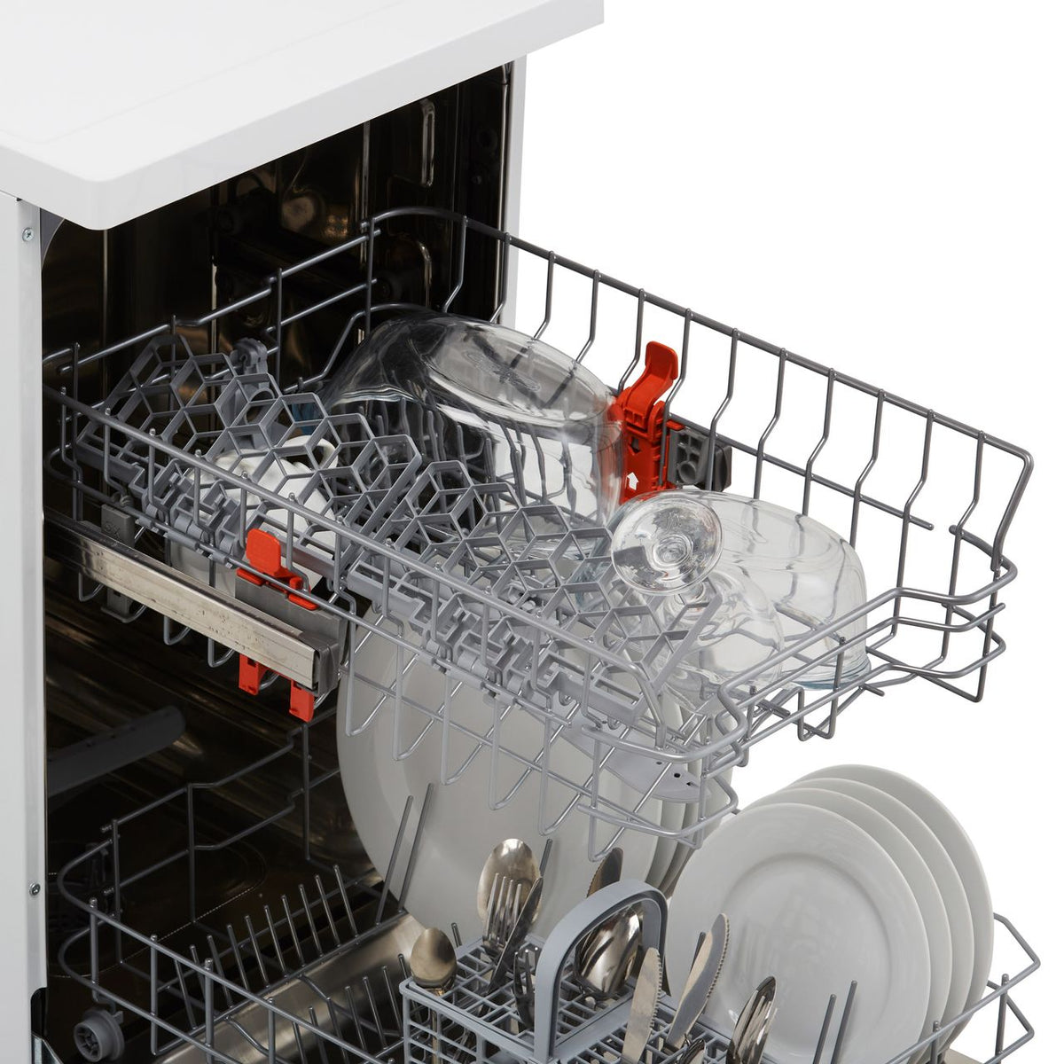 Hotpoint HSFE1B19UKN Slimline Dishwasher - White - F Rated