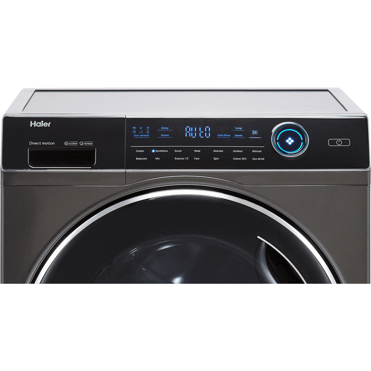 Haier i-Pro Series 7 HW100-B14979S 10kg Washing Machine with 1400rpm, Steam Function, Automatic Weight Detection, Anti-Bacterial Treatment