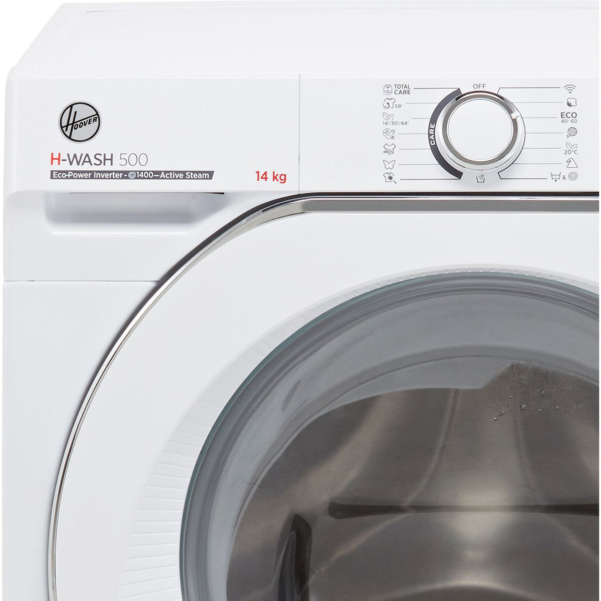 Hoover H-WASH 500 HW414AMC-1 14kg Washing Machine with 1400 rpm - White - A Rated