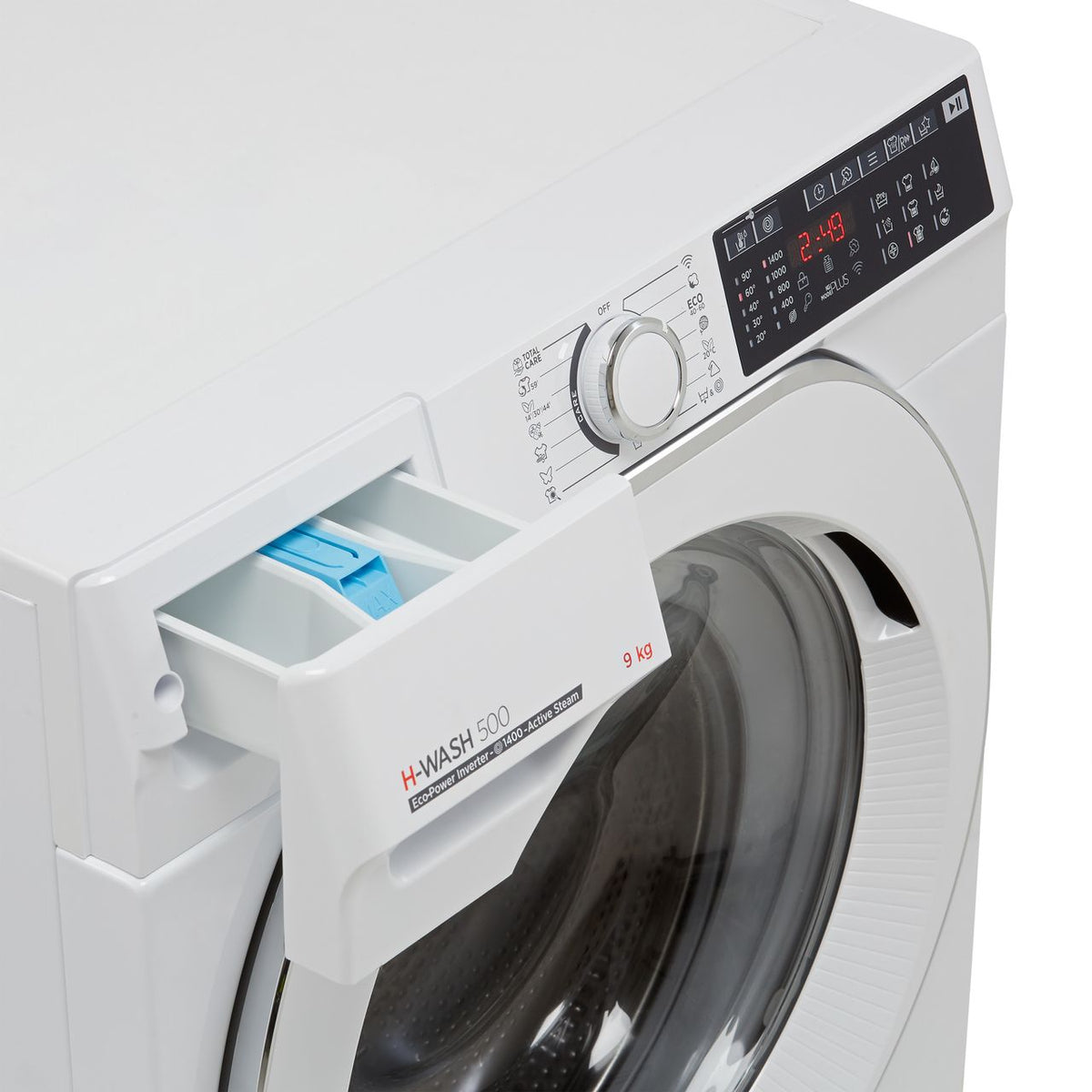 Hoover H-WASH 500 HW49AMC-1 9kg Washing Machine with 1400 rpm - White - A Rated