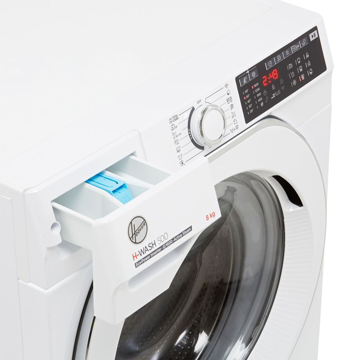 Hoover H-WASH 500 HW68AMC-1 8kg Washing Machine with 1600 rpm - White - A Rated