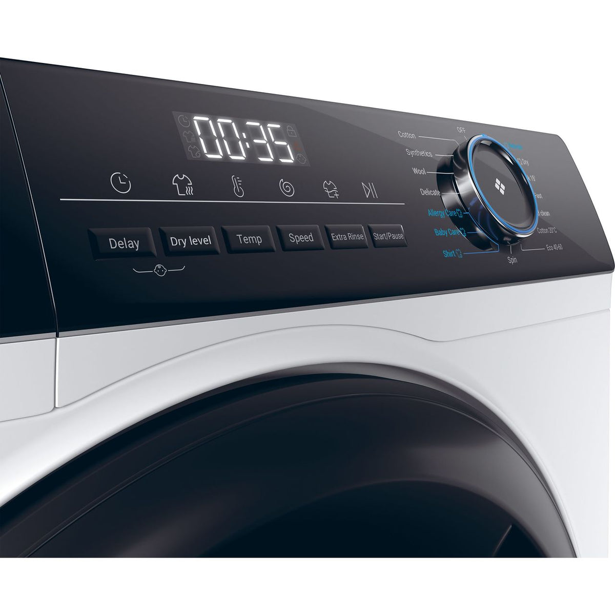 Haier i-Pro Series 3 HWD100-B14939 10Kg - 6Kg Washer Dryer with 1400 rpm - White - D Rated