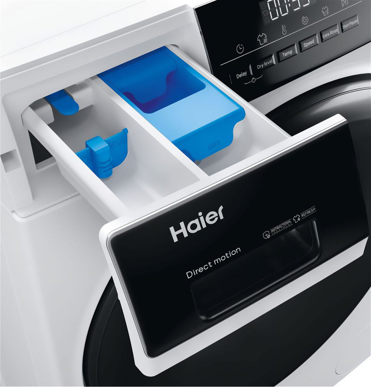 Haier i-Pro Series 3 HWD100-B14939 10Kg - 6Kg Washer Dryer with 1400 rpm - White - D Rated