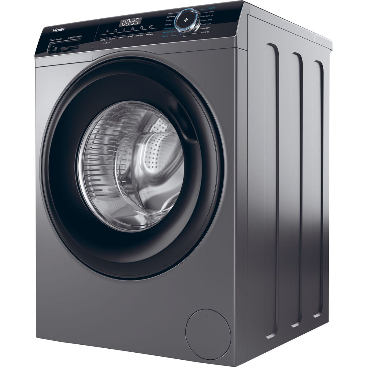 Haier i-Pro Series 3 HWD90-B14939S 9Kg - 6Kg Washer Dryer with 1400 rpm - Graphite - D Rated