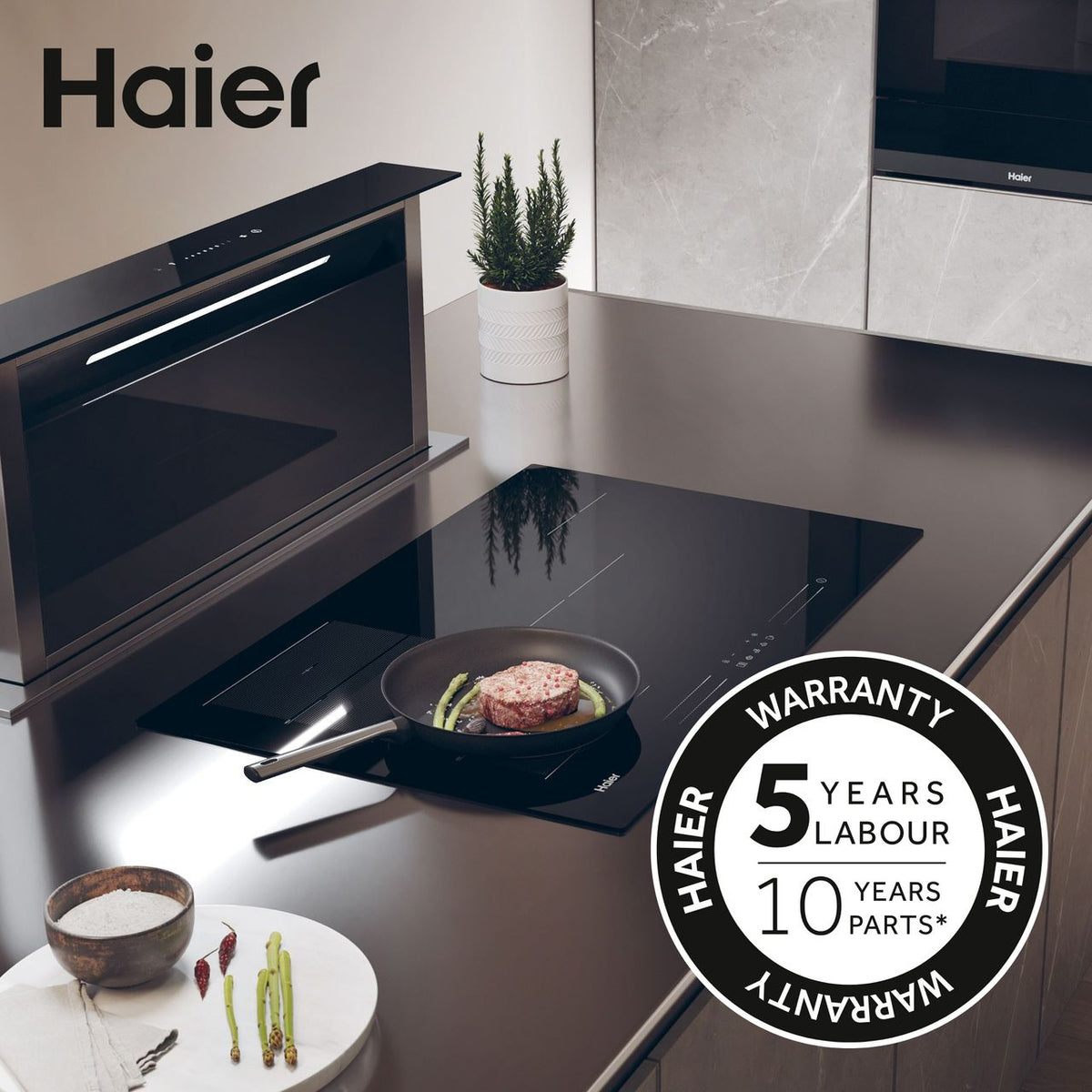 HWO60SM2B3BH | Haier Electric Oven | Black | ao.com