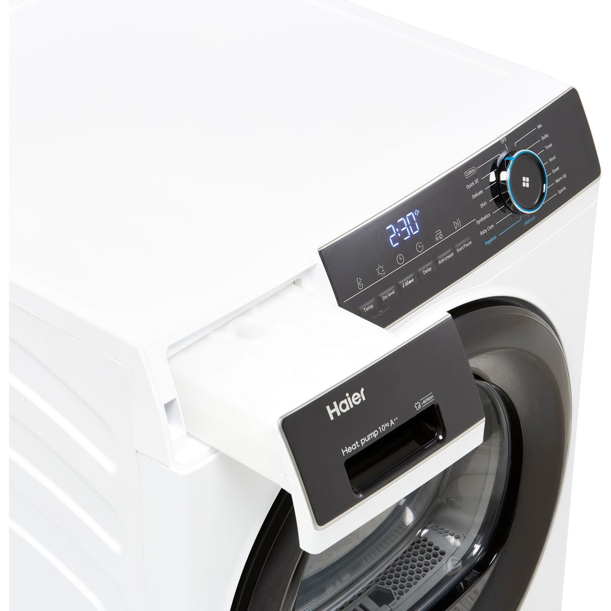 Haier i-Pro Series 3 HD100-A2939 10Kg Heat Pump Tumble Dryer - White - A++ Rated