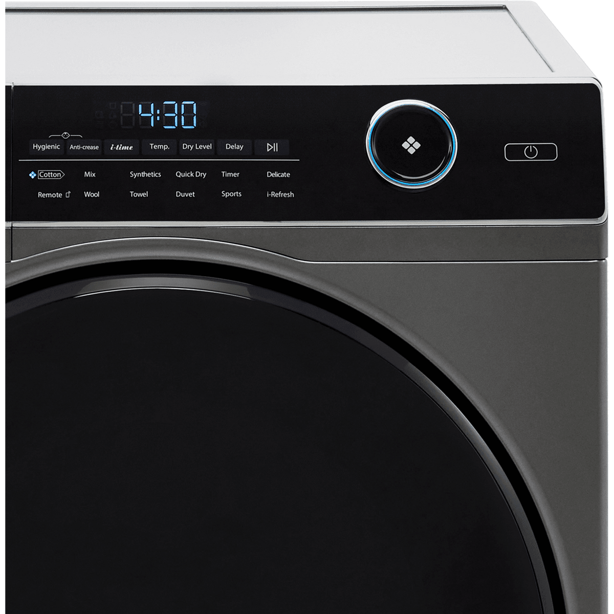 Haier i-Pro Series 5 HD90-A2959S 9Kg Heat Pump Tumble Dryer - Graphite - A++ Rated