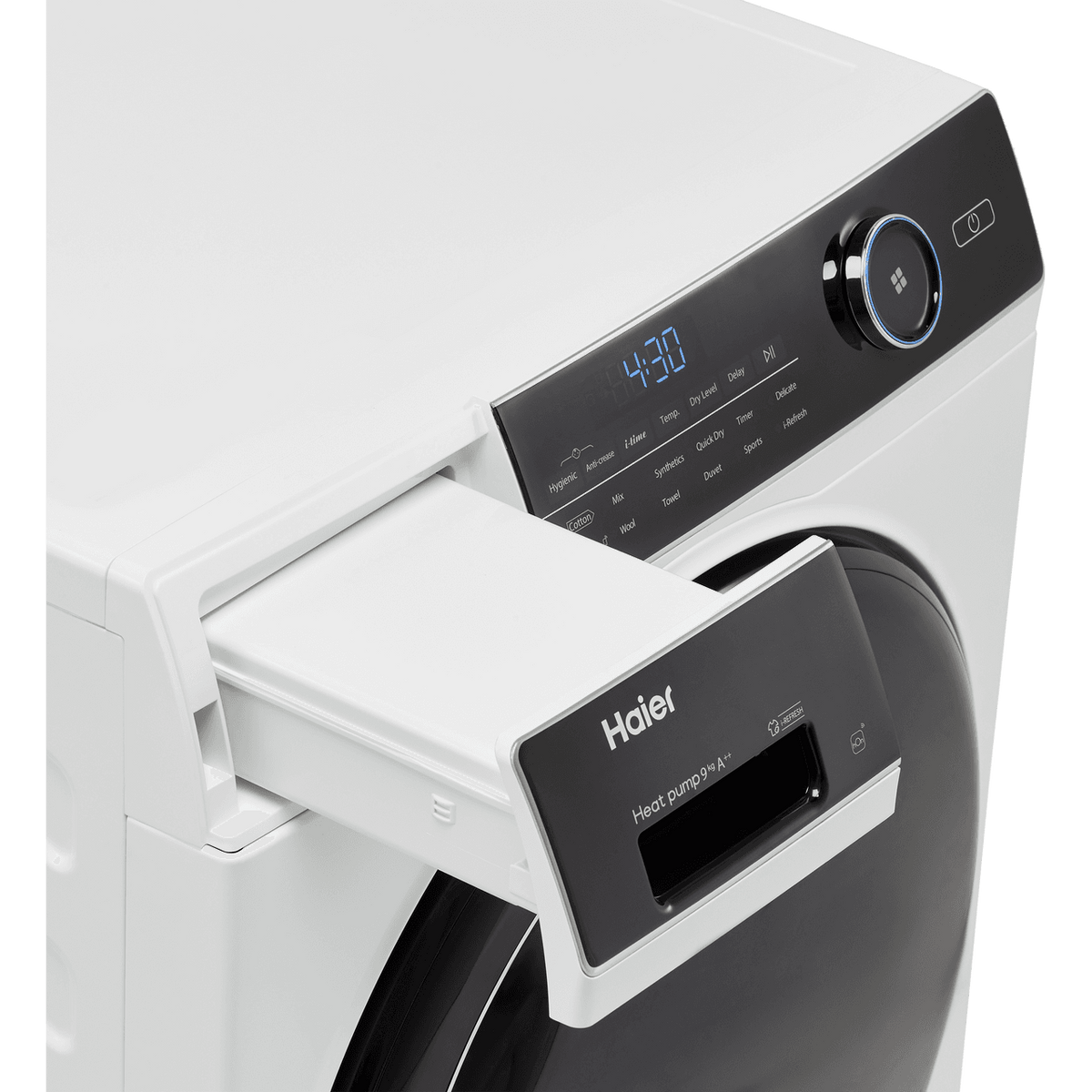 Haier i-Pro Series 5 HD90-A2959 9Kg Heat Pump Tumble Dryer - White - A++ Rated