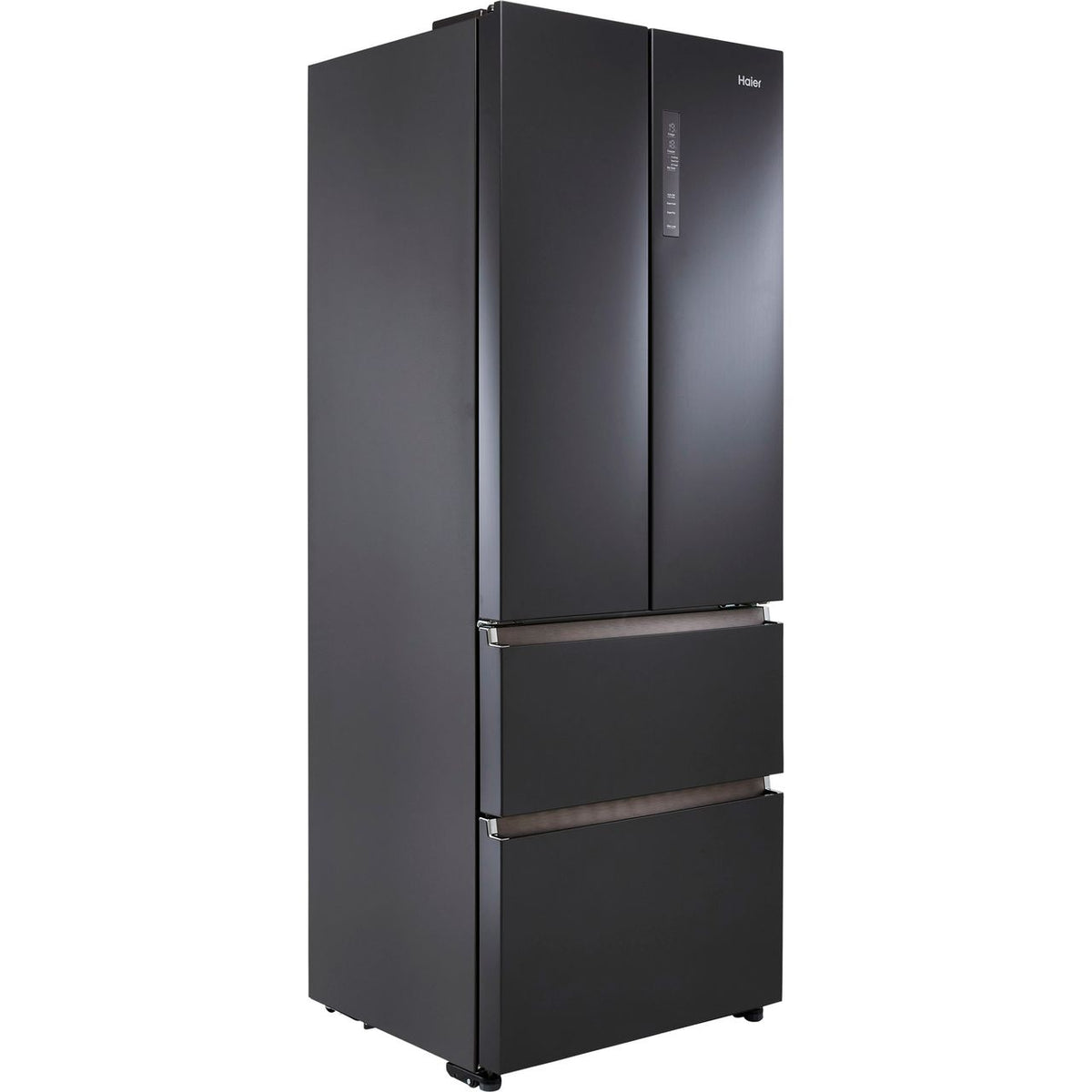 Haier HFR5719ENPB Frost Free American Fridge Freezer - Slate Black - E Rated