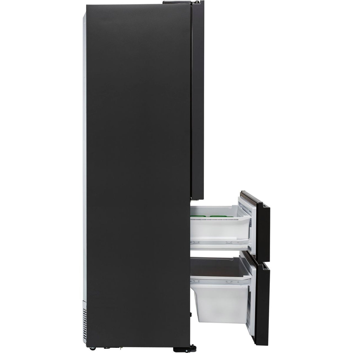 Haier HFR5719ENPB Frost Free American Fridge Freezer - Slate Black - E Rated