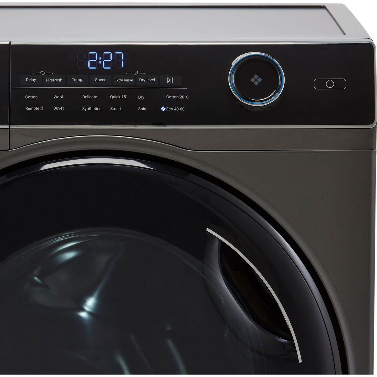 Haier i-Pro Series 5 HWD80-B14959S8U1 8Kg - 5Kg Washer Dryer with 1400 rpm - Anthracite - D Rated