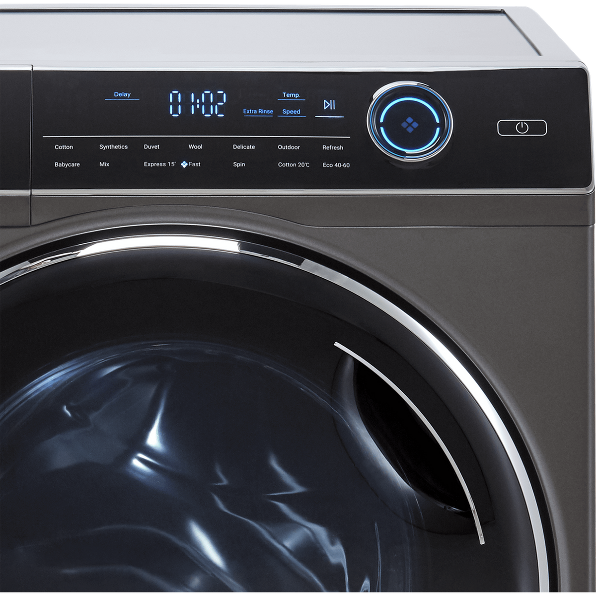 Haier HWD80-B14979S 8Kg - 5Kg Washer Dryer with 1400 rpm - Graphite - D Rated