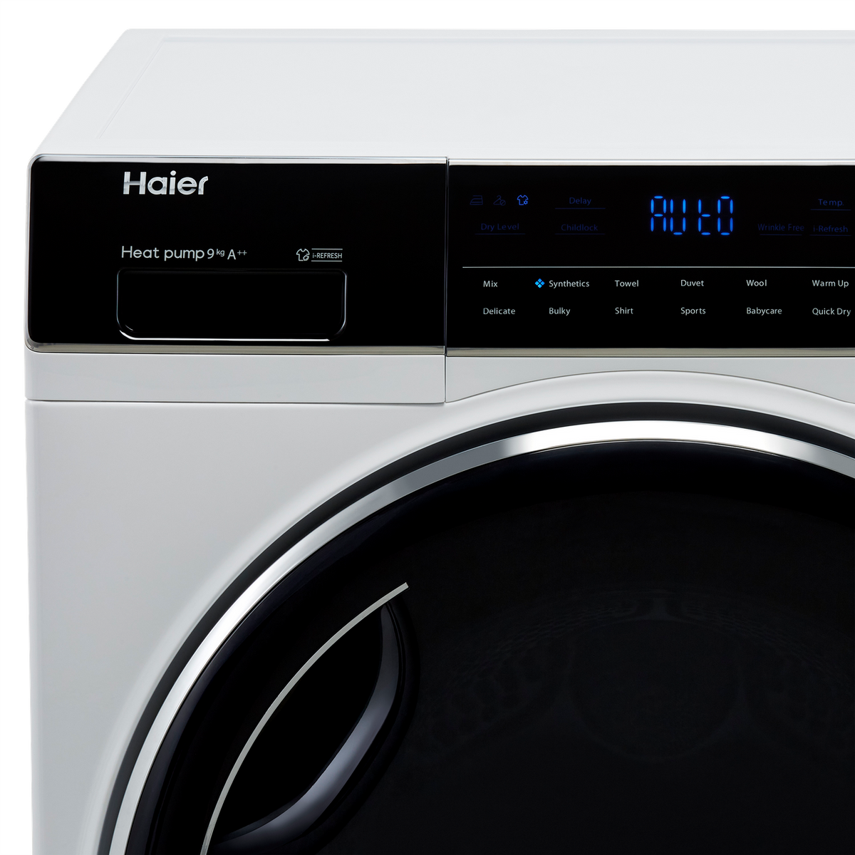 Haier i-Pro Series 7 HD90-A2979 9Kg Heat Pump Tumble Dryer - White - A++ Rated