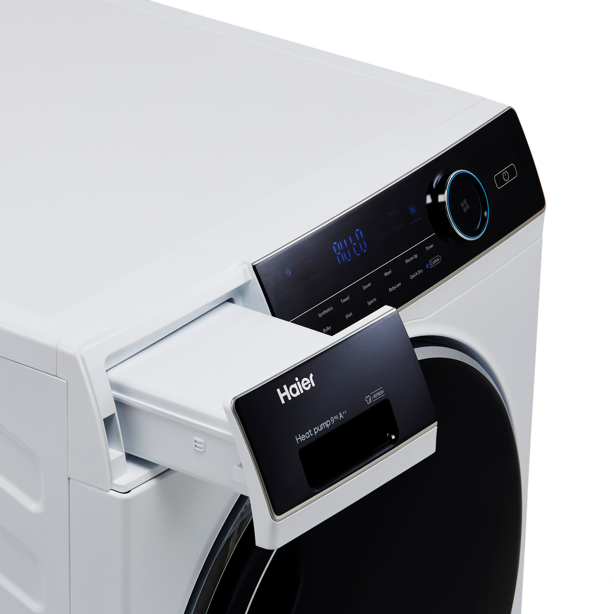 Haier i-Pro Series 7 HD90-A2979 9Kg Heat Pump Tumble Dryer - White - A++ Rated