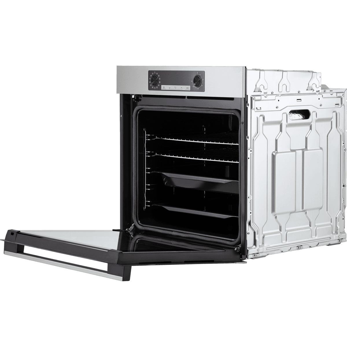 Hisense BSA65222PXUK Built In Electric Single Oven with Pyrolytic Cleaning - Stainless Steel - A+ Rated